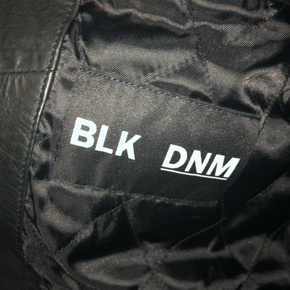 BLK DNM Black motorcycle Jacket - Picture 4 of 5